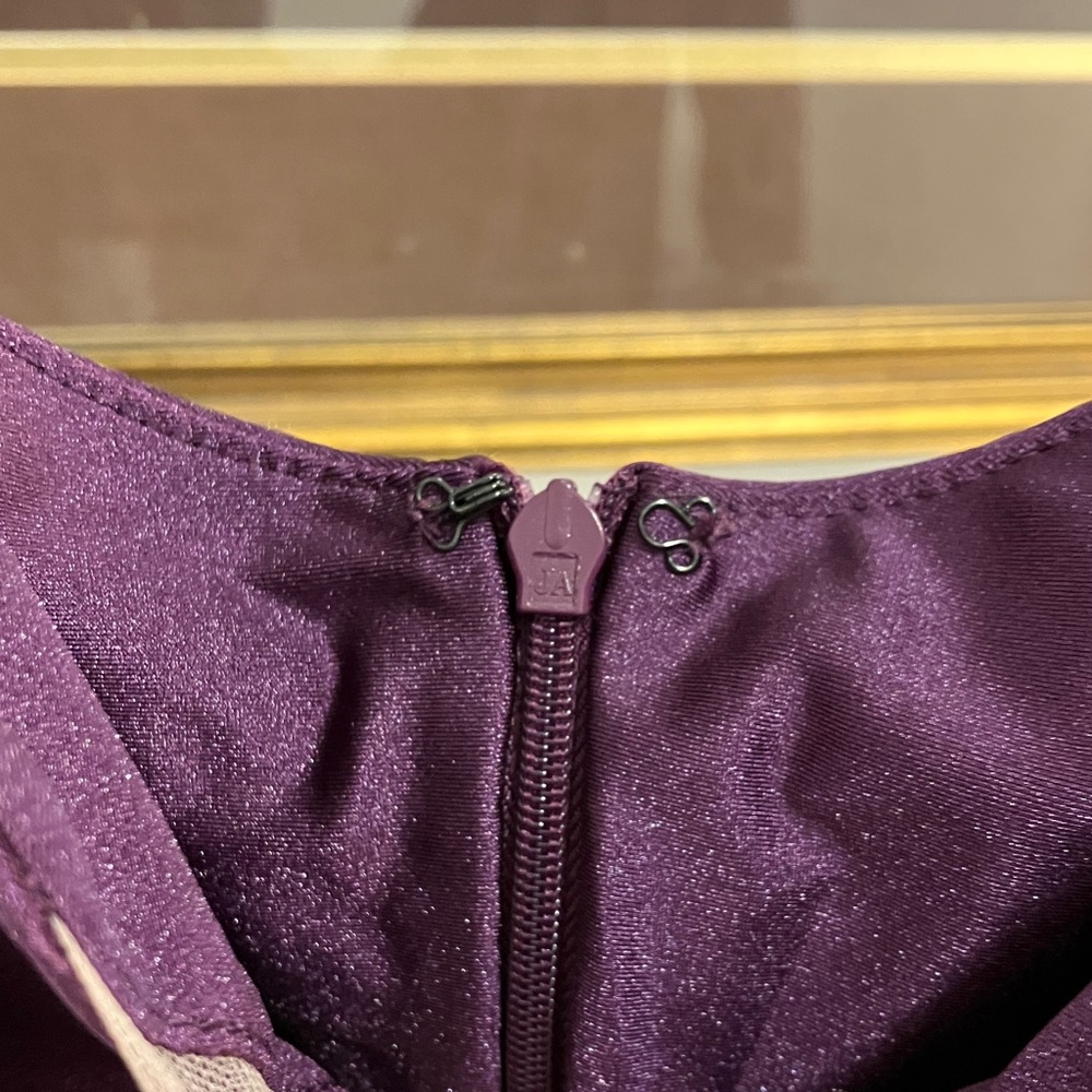 Jessica Angel USA Long Sleeve Off-Shoulder Purple Dress - Picture 7 of 14